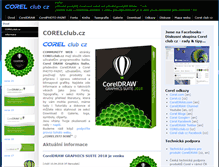 Tablet Screenshot of corelclub.cz