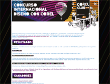 Tablet Screenshot of concurso.corelclub.org